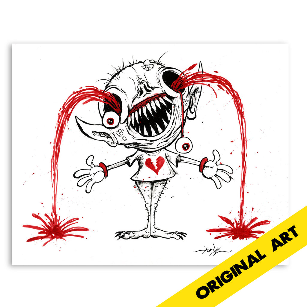 "I LOVE EVERYTHING" #021 ORIGINAL ART