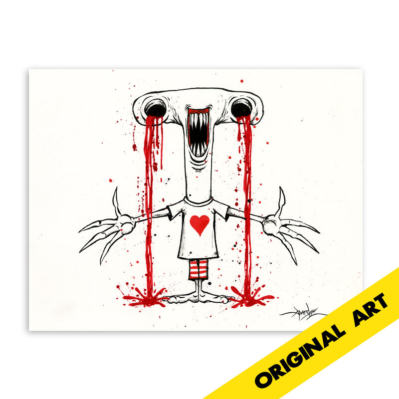 "I LOVE EVERYTHING" #045 ORIGINAL ART