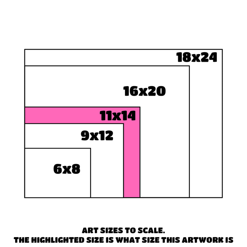 "I LOVE EVERYTHING" #019 ORIGINAL ART