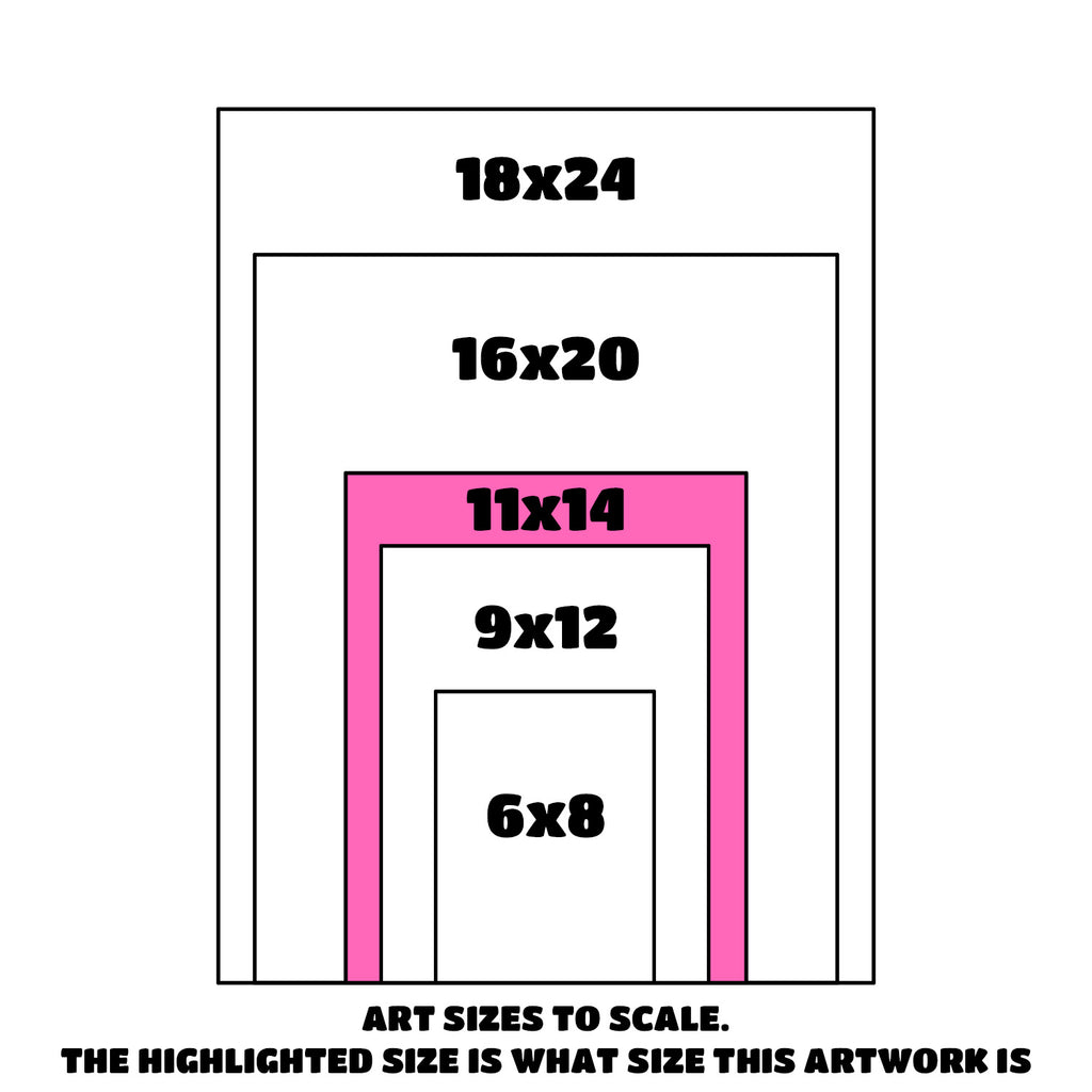 "I LOVE EVERYTHING" #007 ORIGINAL ART