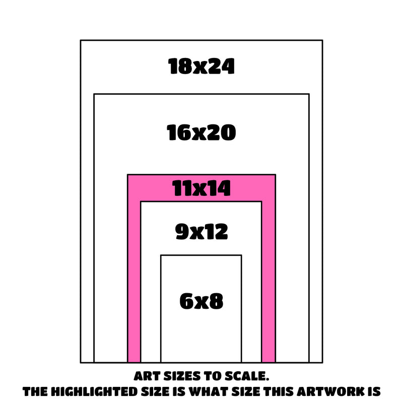 "I LOVE EVERYTHING" #007 ORIGINAL ART