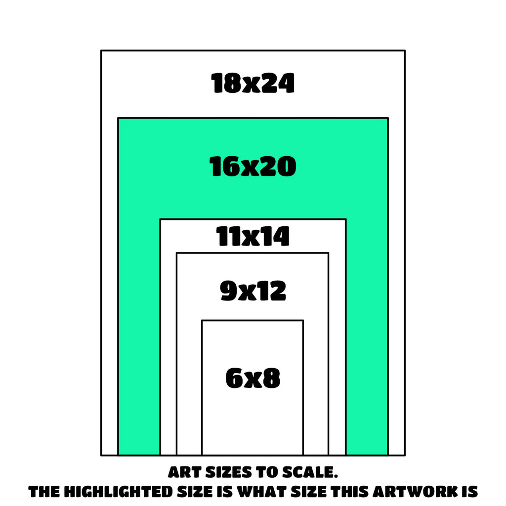 "I LOVE EVERYTHING" #005 ORIGINAL ART