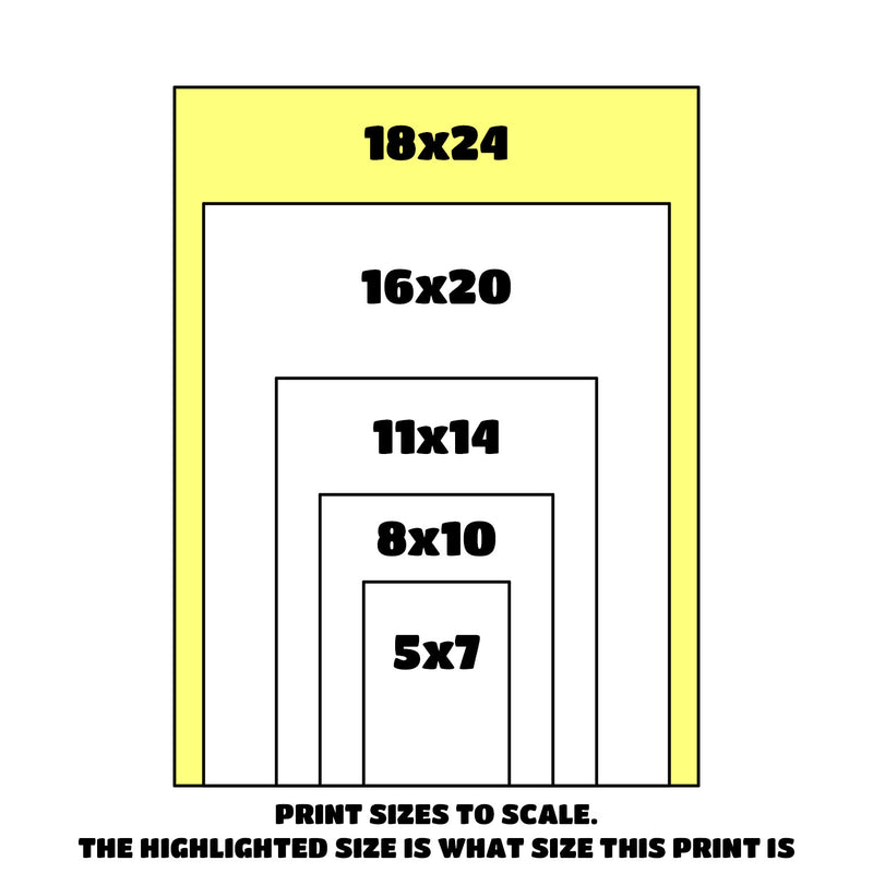 "X-MONSTER" 18 x 24 PRINT