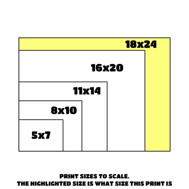 "ESCAPED CONVICTION" 18 x 24 PRINT