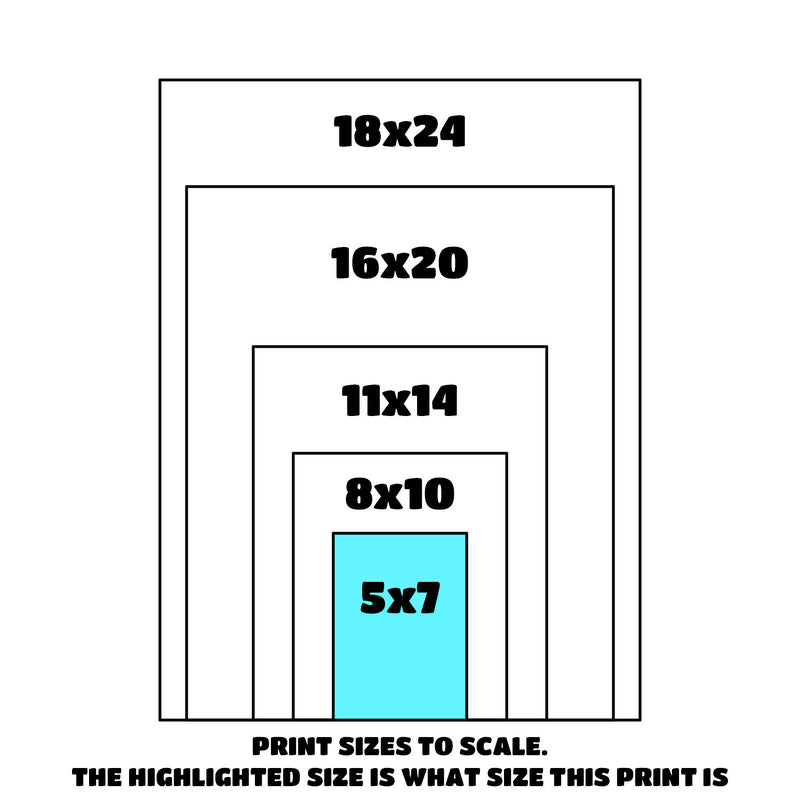"PYRAMID HEAD" 5x7 PRINT