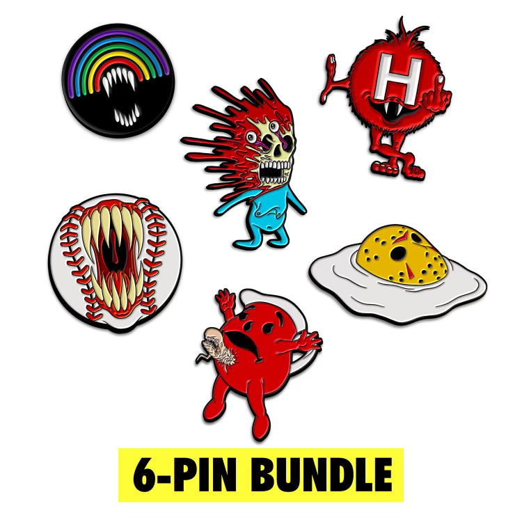 "COMIC CON 2024 6 PIN SET"