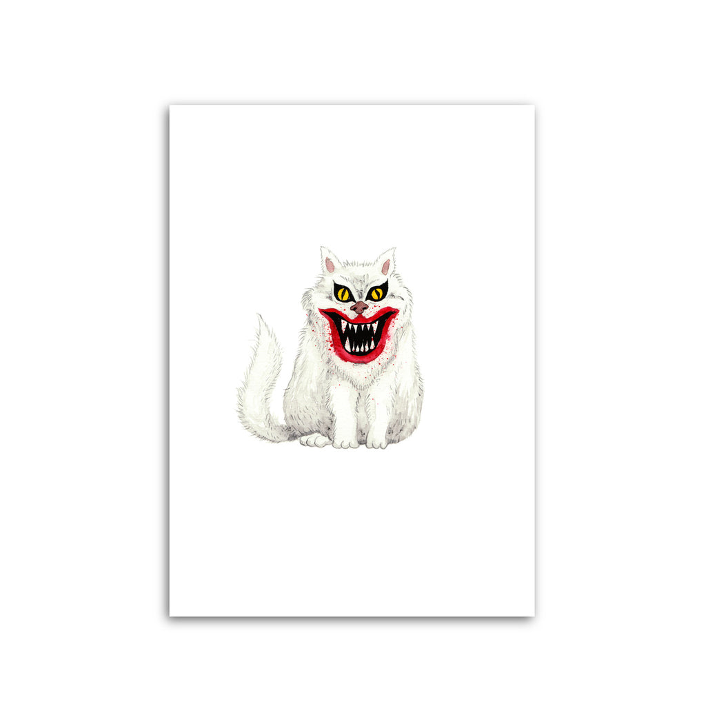 "BLANCHE THE CAT" 5x7 PRINT