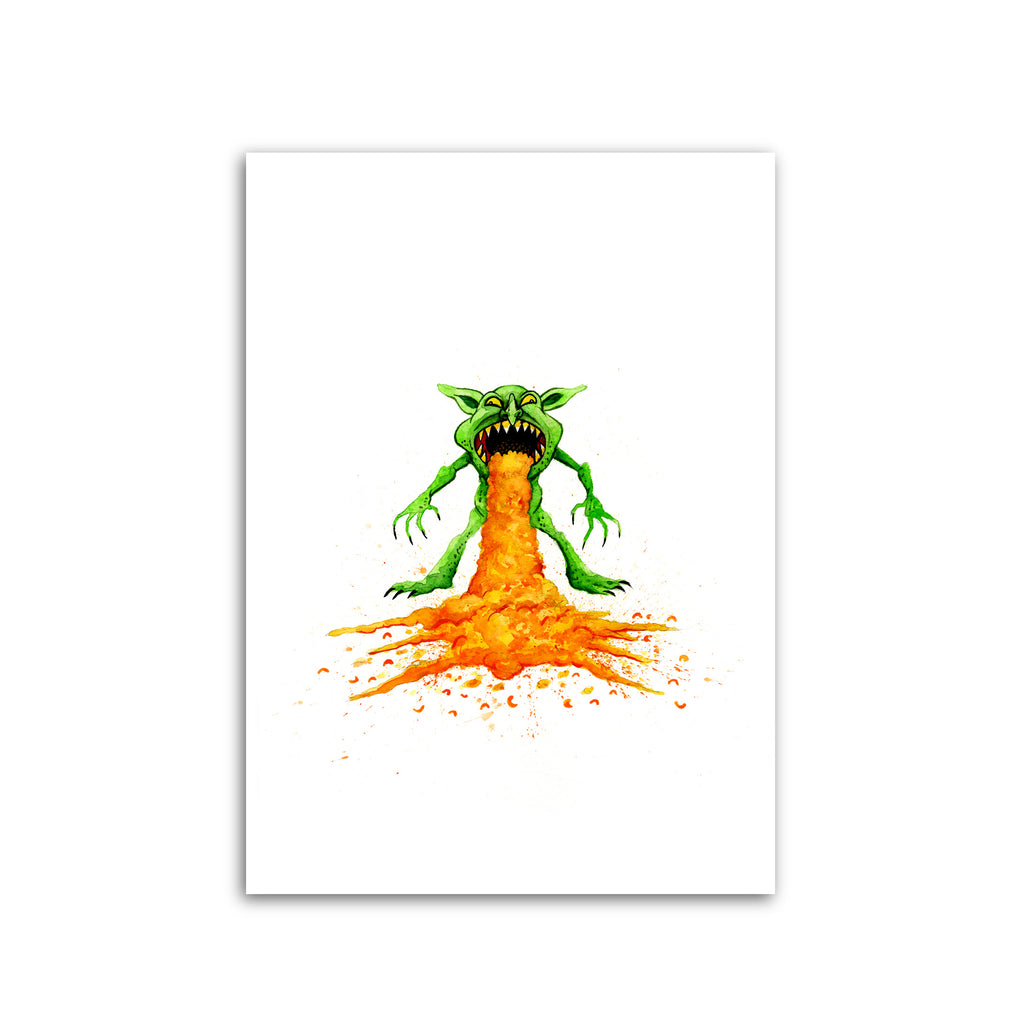 "CHEDDAR GOBLIN" PRINT