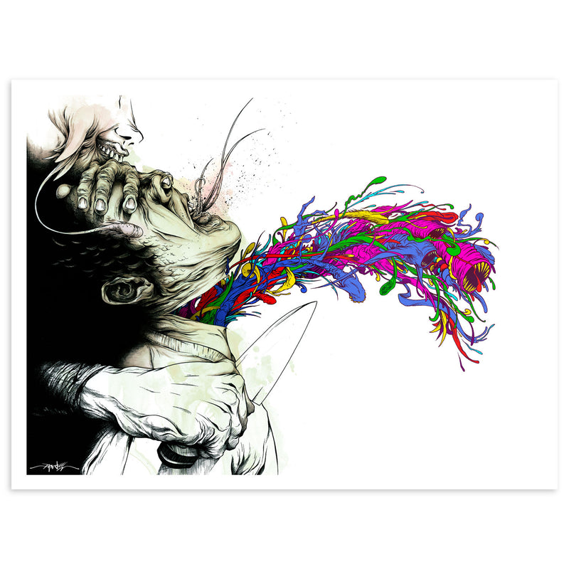 "ESCAPED CONVICTION" 18 x 24 PRINT