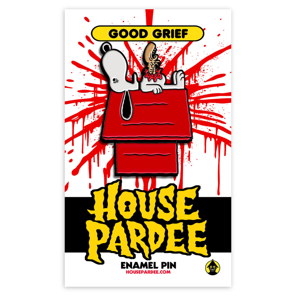 "GOOD GRIEF" ENAMEL PIN