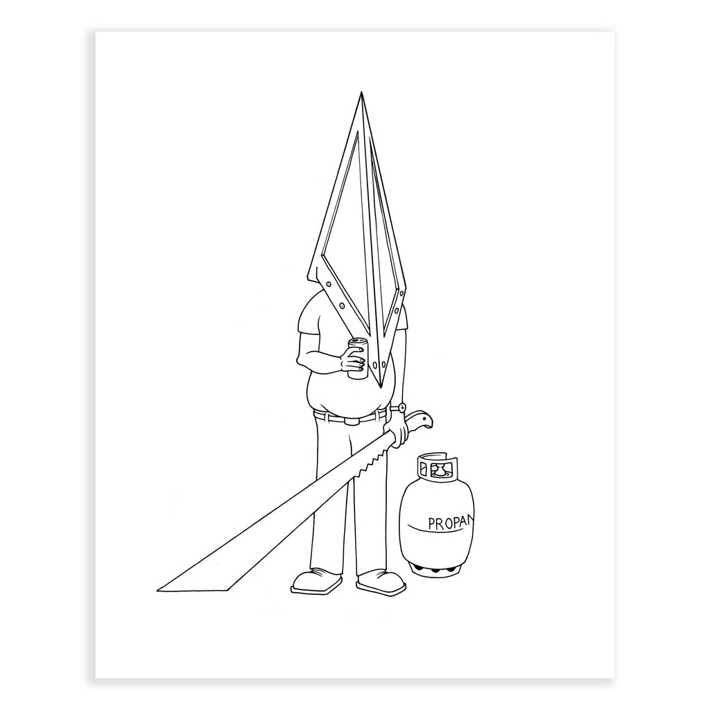 "KING OF THE SILENT HILL" ORIGINAL ART