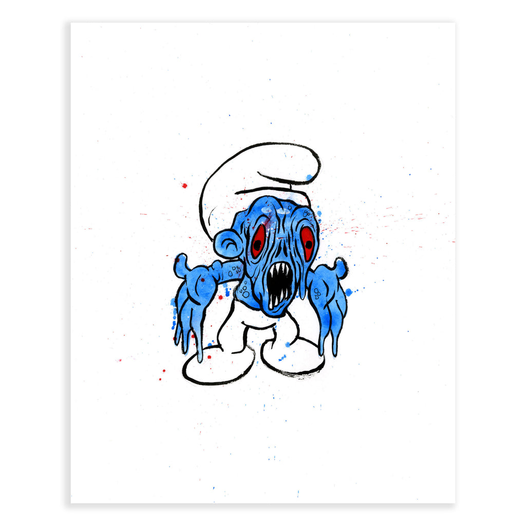 "NO LONGER SMURF 2" ORIGINAL ART
