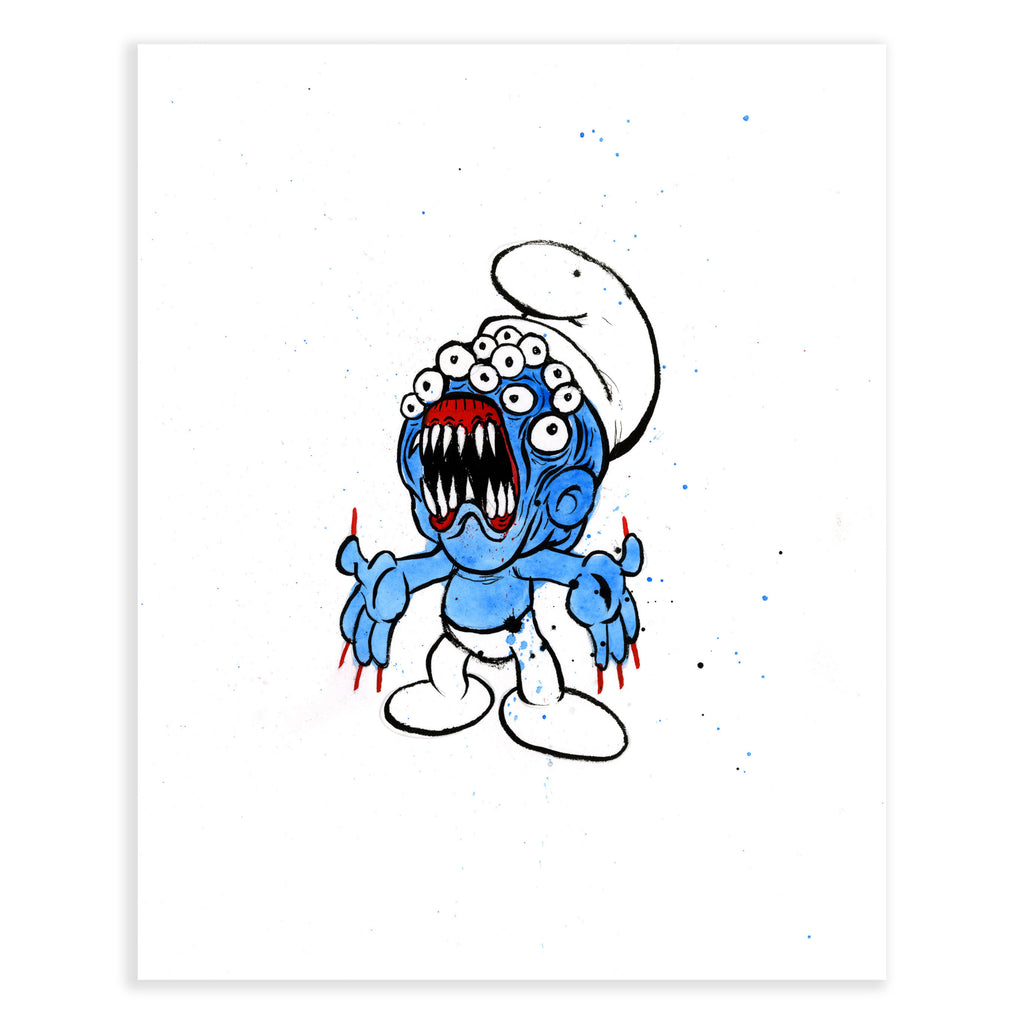 "NO LONGER SMURF 1" ORIGINAL ART