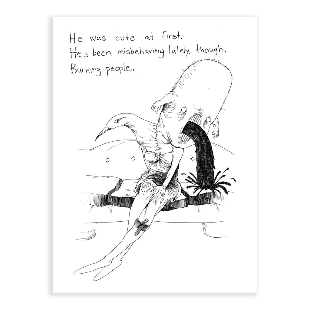 "GOODNIGHT LAVA: PAGE 2" ORIGINAL ART