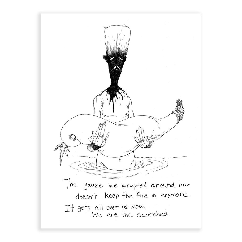 "GOODNIGHT LAVA: PAGE 3" ORIGINAL ART