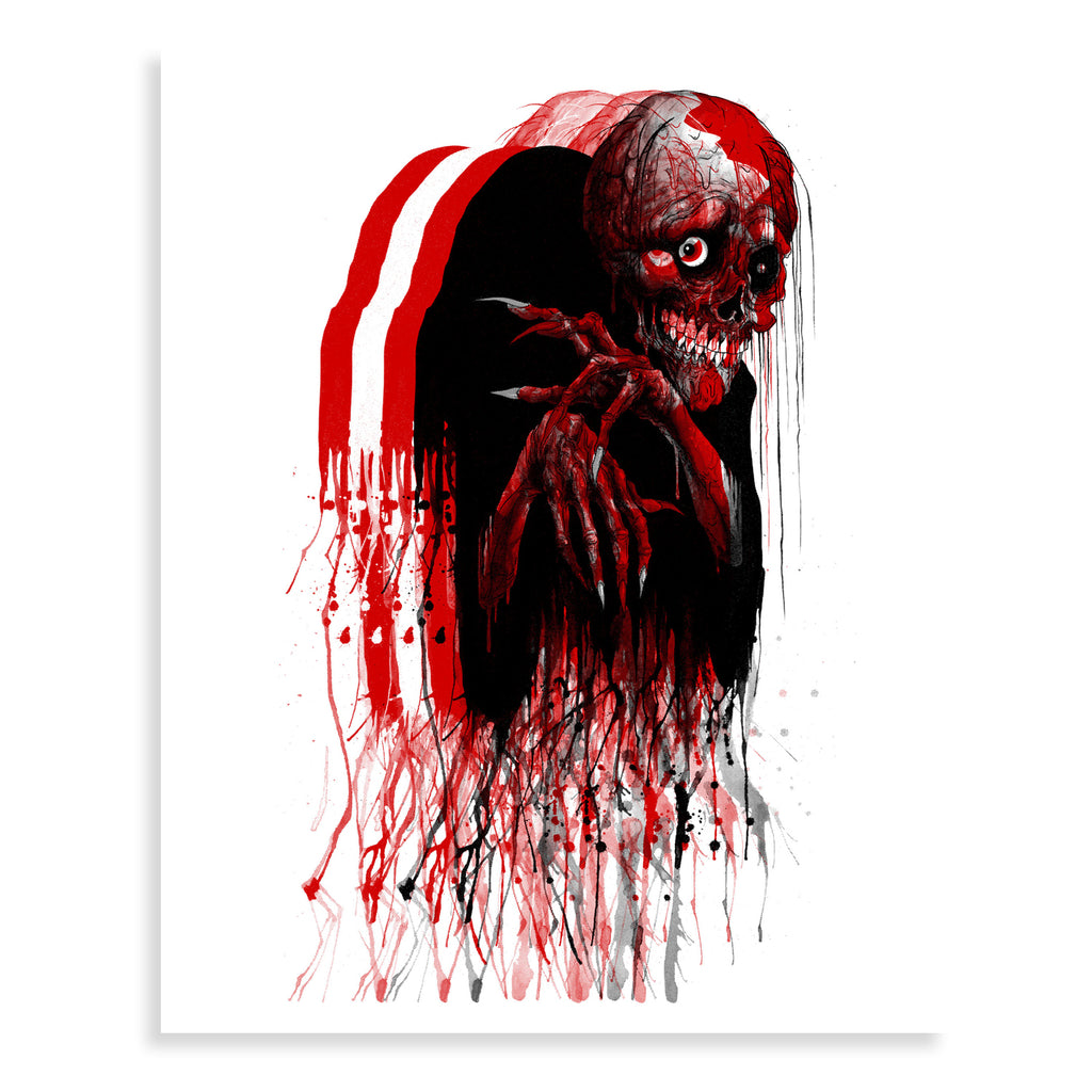 "RED SKULL" 16x20 PRINT