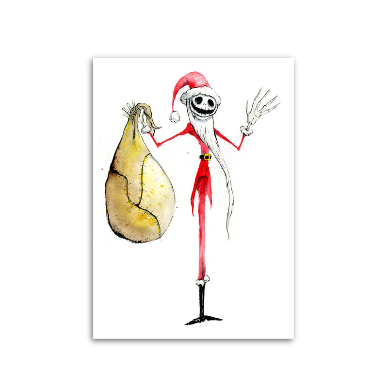"SANTA JACK" 5x7 PRINT