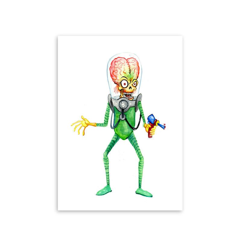 DOPPELGÄNGERS "MARS ATTACKS" PRINT