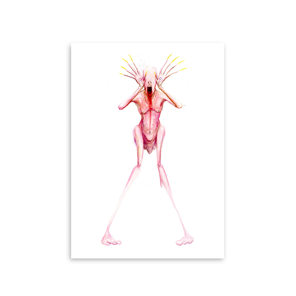 "PALE MAN" 5x7  PRINT